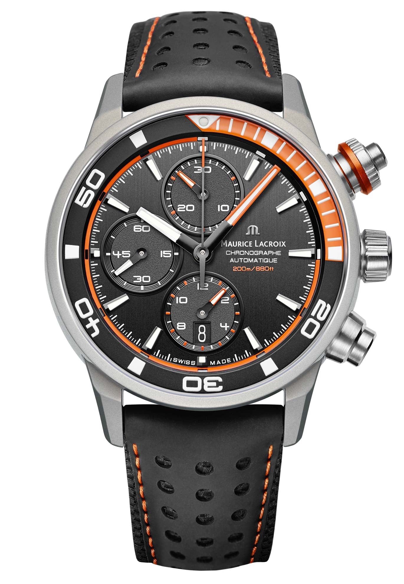 Maurice Lacroix Pontos S Extreme Chronograph Automatic Men's Watch PT6028-ALB31-331