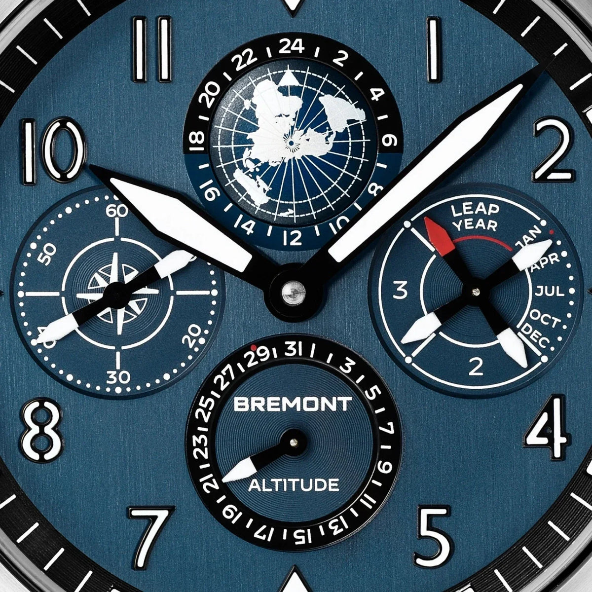 Bremont Watches | Mens | Altitude Altitude Perpetual Calendar GMT ALT42-PER-TI-BL-B