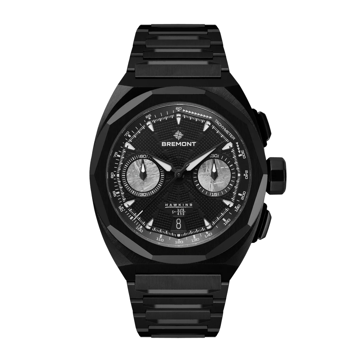 Bremont Watches | Mens | Supernova Supernova 41mm Chronograph Hawking Edition Bracelet SN41-CHR-DLC-HWK-B