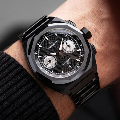 Bremont Watches | Mens | Supernova Supernova 41mm Chronograph Hawking Edition Bracelet SN41-CHR-DLC-HWK-B