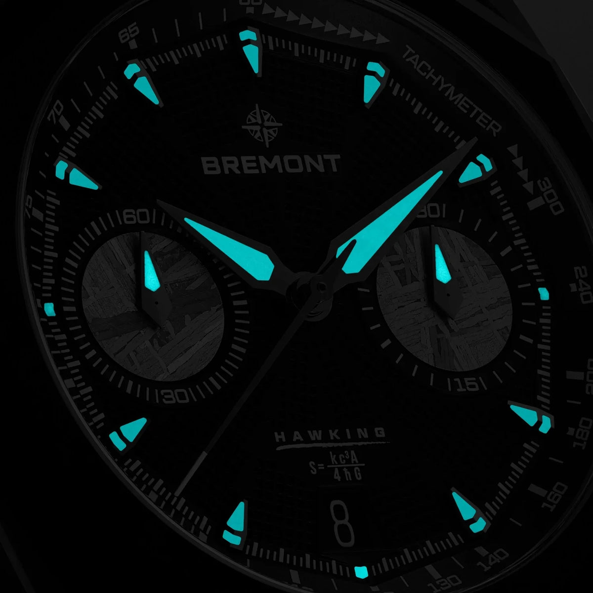Bremont Watches | Mens | Supernova Supernova 41mm Chronograph Hawking Edition Bracelet SN41-CHR-DLC-HWK-B