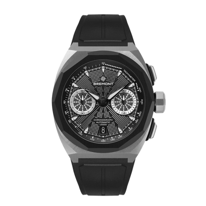 Bremont Watches | Mens | Supernova Supernova 41mm Chronograph Rubber Strap SN41-CHR-SS-BK-R-S