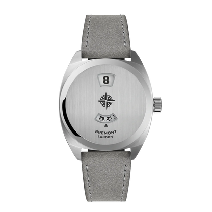 Bremont Watches | Mens | Terra Nova Terra Nova 35mm Jumping Hour Leather Strap TN35-JH-SS-CC-L-S