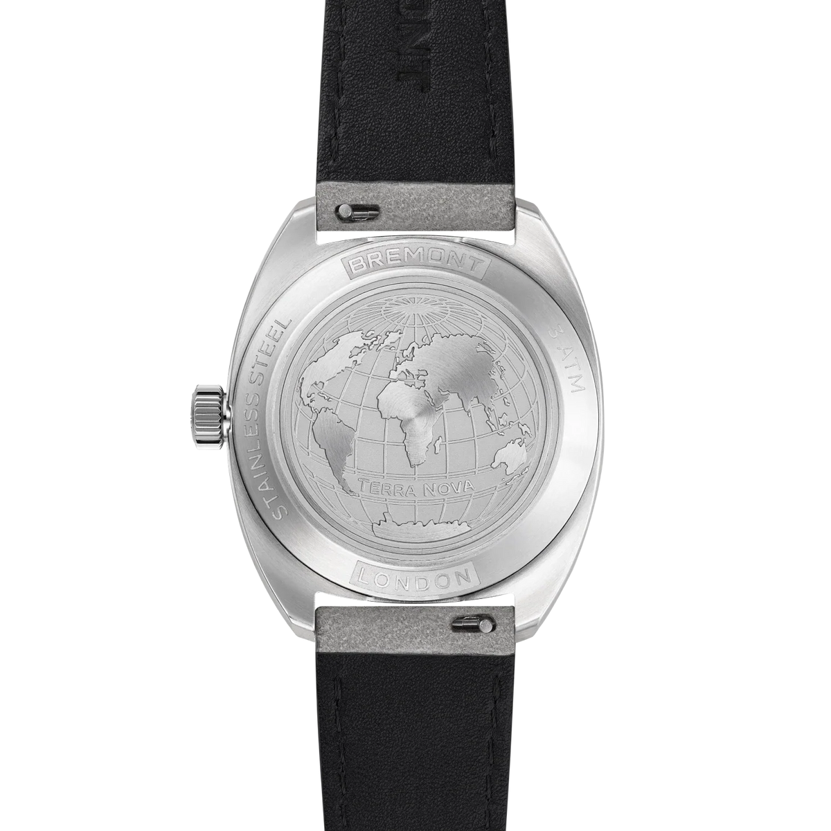 Bremont Watches | Mens | Terra Nova Terra Nova 35mm Jumping Hour Leather Strap TN35-JH-SS-CC-L-S