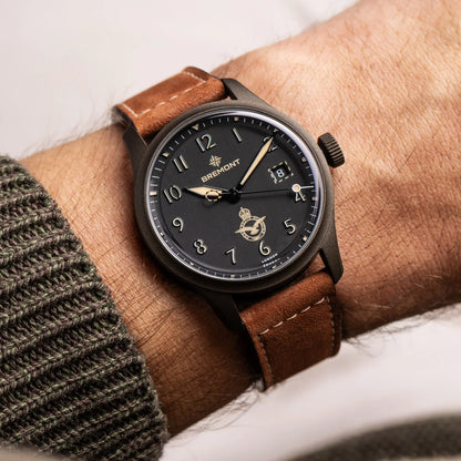 Bremont Watches | Mens | HMAF HMAF Altitude 39mm Date Leather Strap ALT39-DT-SSBC-HMAF-L-S