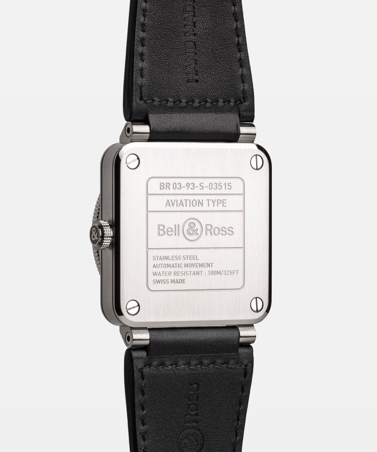 Bell & Ross Watch BR-03  GMT Black BR0393-BL-ST/SCA