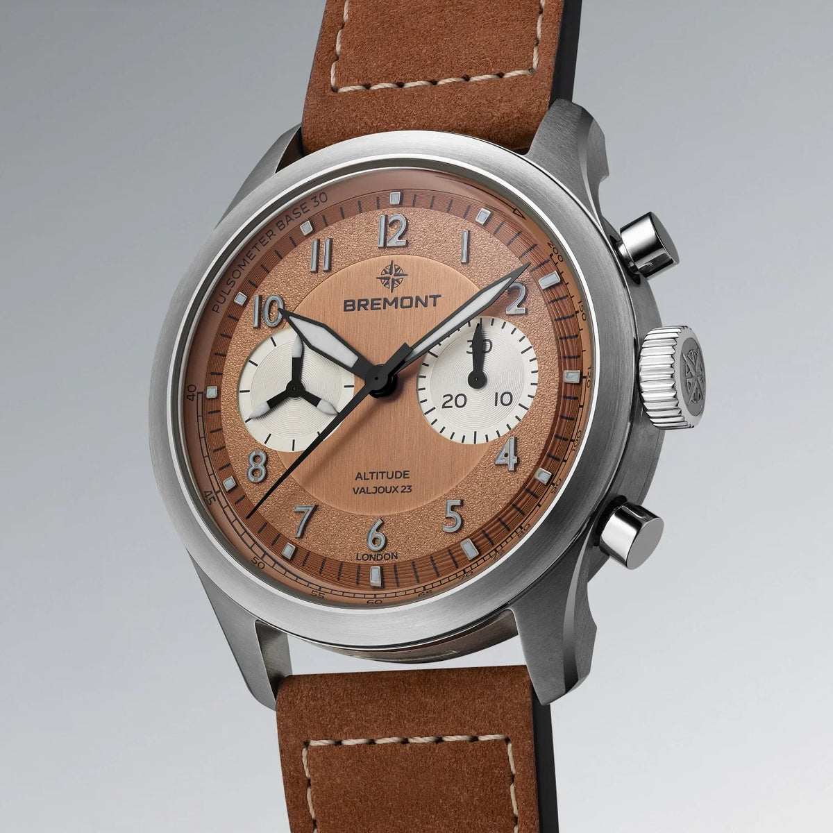 Bremont Watches | Mens | Altitude Altitude Chronograph Pulsograph Valjoux 23 ALT42-CHR-V-TI-SM-L-S
