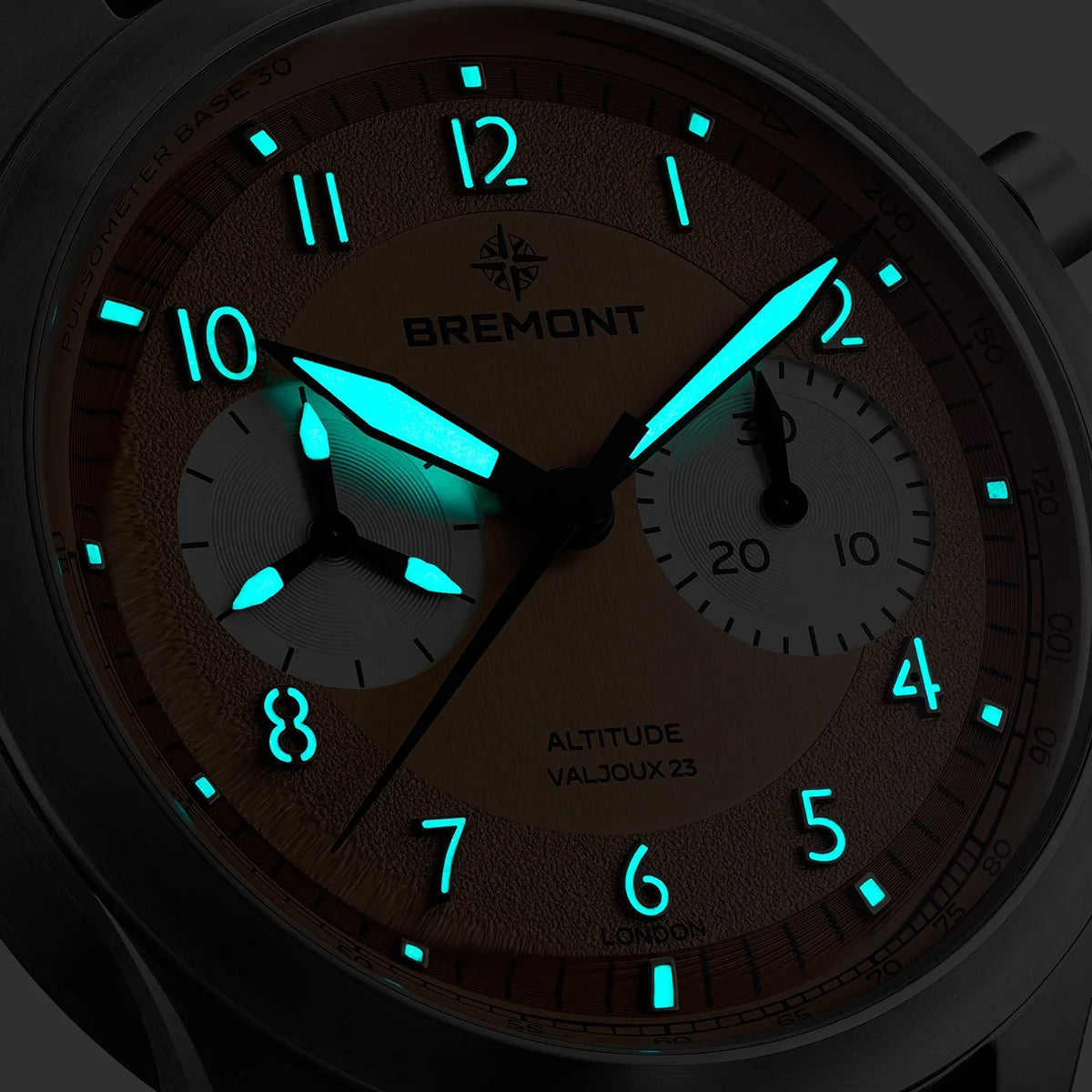 Bremont Watches | Mens | Altitude Altitude Chronograph Pulsograph Valjoux 23 ALT42-CHR-V-TI-SM-L-S