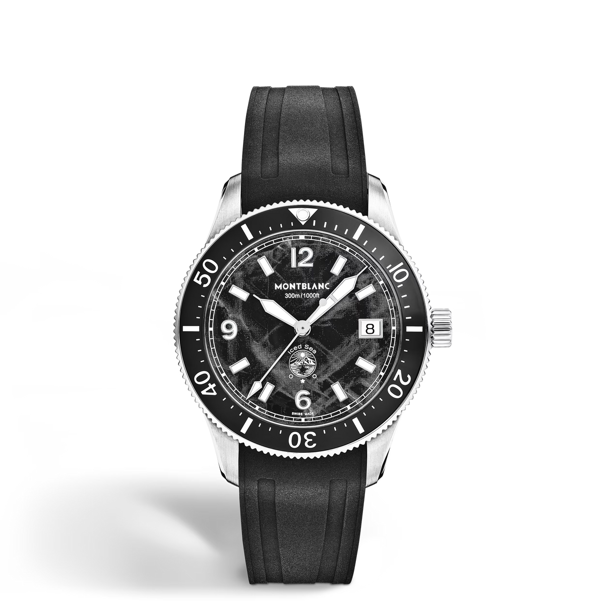 Montblanc Iced Sea Automatic Date 0 Oxygen - Steel - Ceramic - Black - Montblanc® US MB136542