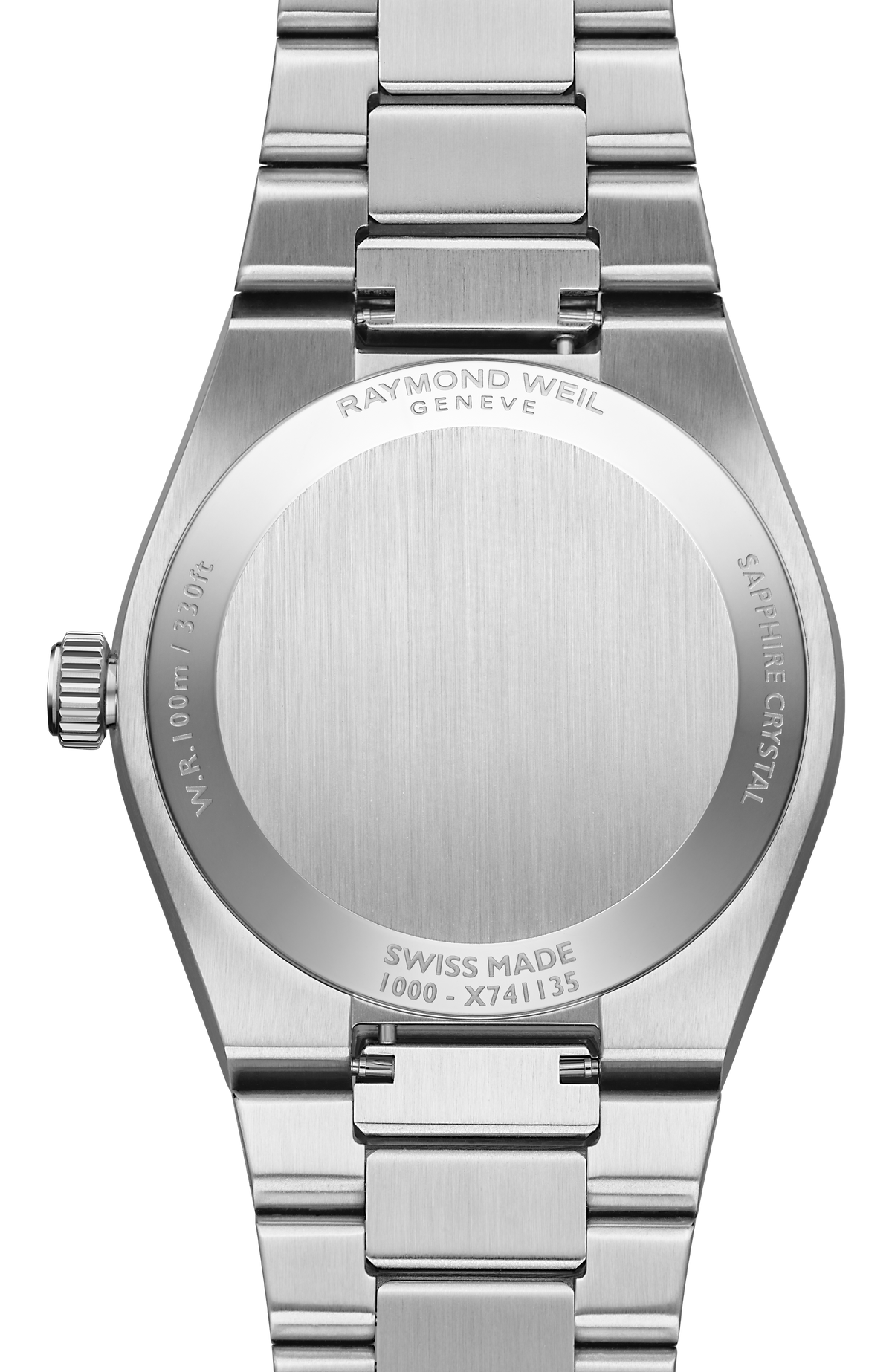 Raymond Weil simple A.R.T. Men's Automatic Graphite Dial Stainless Steel Bracelet Watch, 38 mm 1000-ST-20001