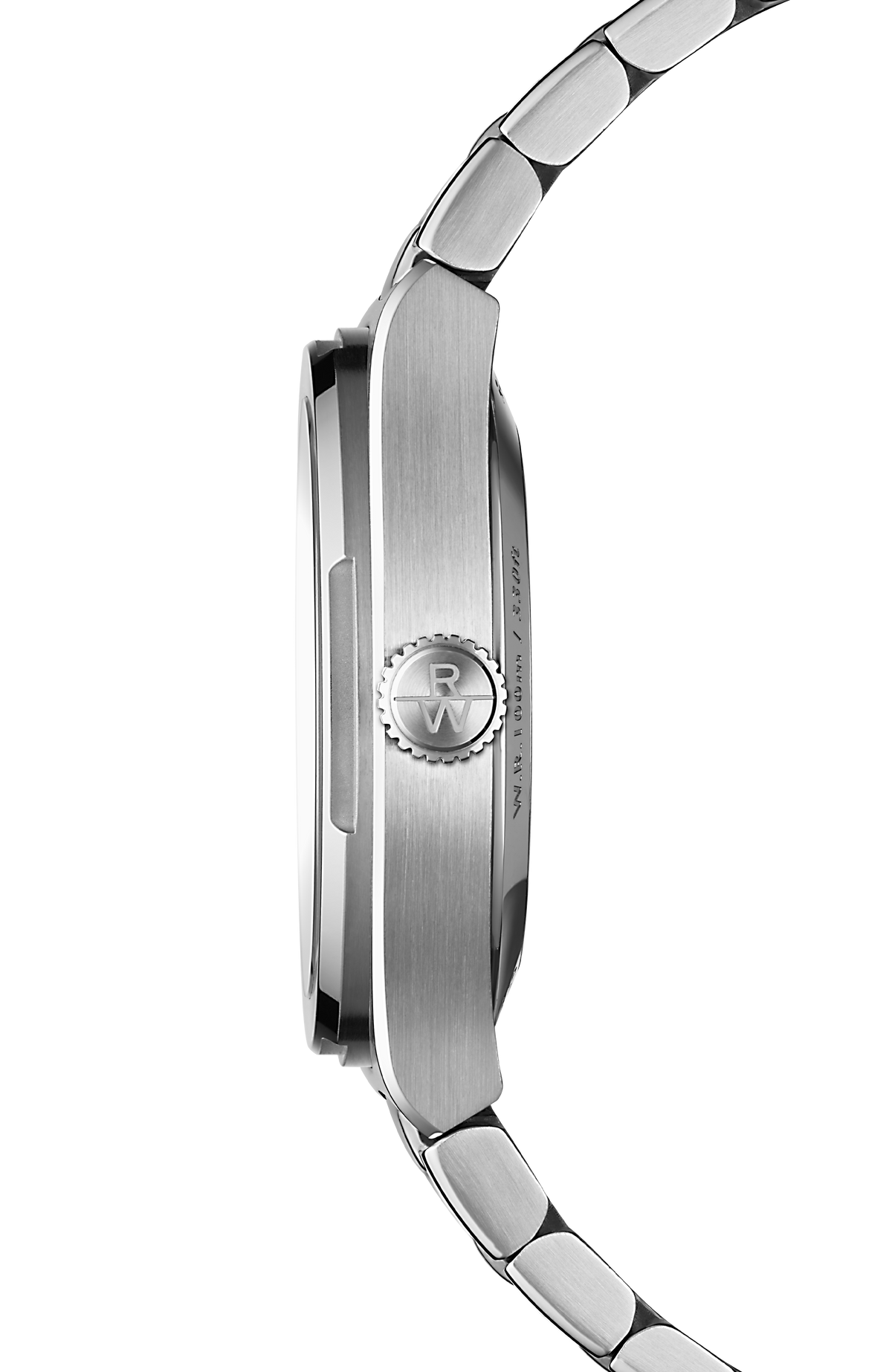Raymond Weil simple A.R.T. Men's Automatic Graphite Dial Stainless Steel Bracelet Watch, 38 mm 1000-ST-20001