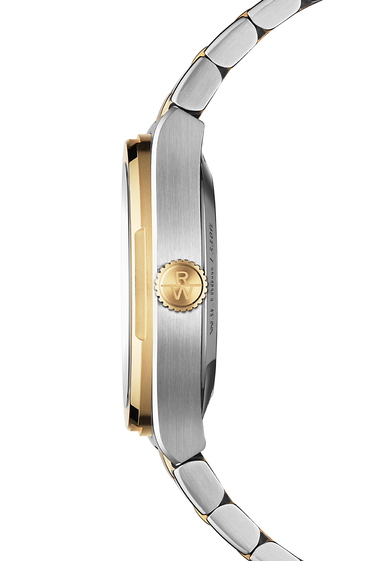 Raymond Weil simple A.R.T. Men's Automatic Graphite Dial Two-Tone Stainless Steel Bracelet Watch, 38 mm 1000-STP-20001
