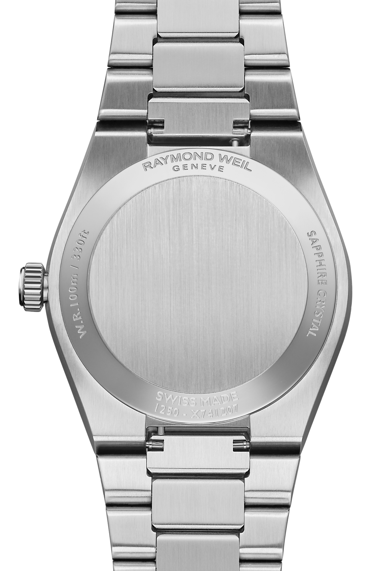 Raymond Weil simple A.R.T. Sage green Dial Integrated Stainless Steel Bracelet Quartz Watch, 30 mm 1250-ST-52001