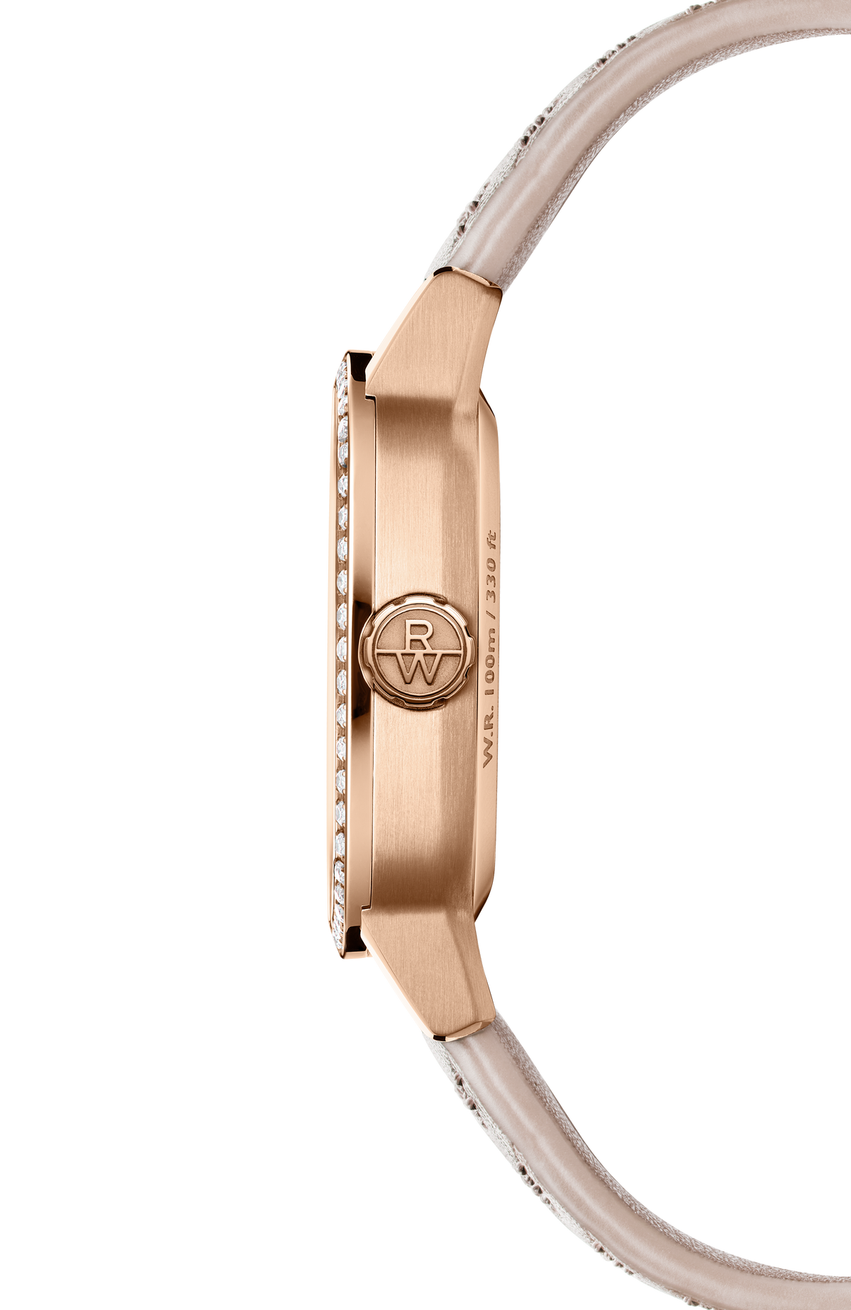 Raymond Weil simple Freelancer Automatic Moon Phase and Leather Strap Cushion Shape Watch, 34 x 34 mm 2496-C5S-40051