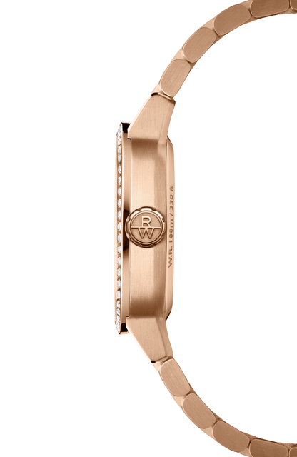 Raymond Weil simple Freelancer Ladies Automatic Moon Phase Cushion Shape Watch, 34 x 34 mm 2496-P5S-40051