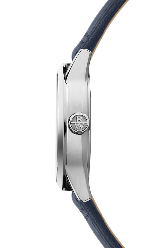 Raymond Weil simple Freelancer Men's Automatic White Dial Leather Strap Watch, 40 mm 2741-STC-30001