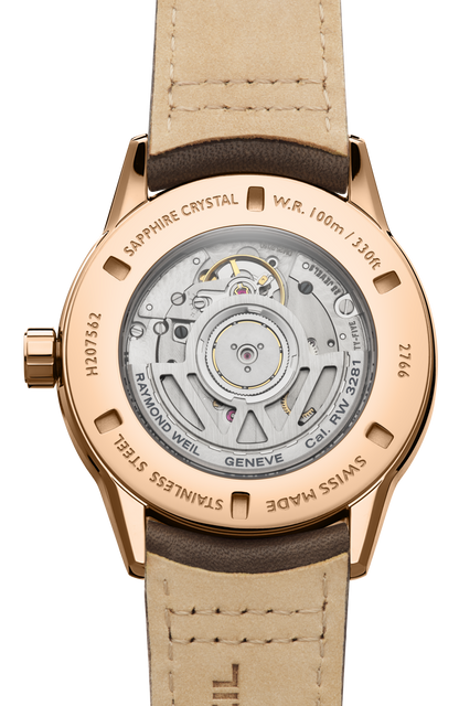 Raymond Weil simple Freelancer Automatic Complete Calendar Dune Sunray Dial Watch, 40 mm 2766-PC5-64001