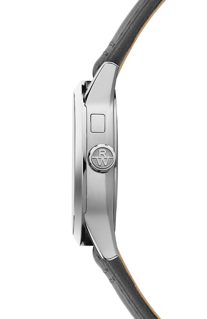 Raymond Weil simple Freelancer Automatic Complete Calendar Anthracite Grey Dial Leather Strap Watch, 40 mm 2766-STC-60001
