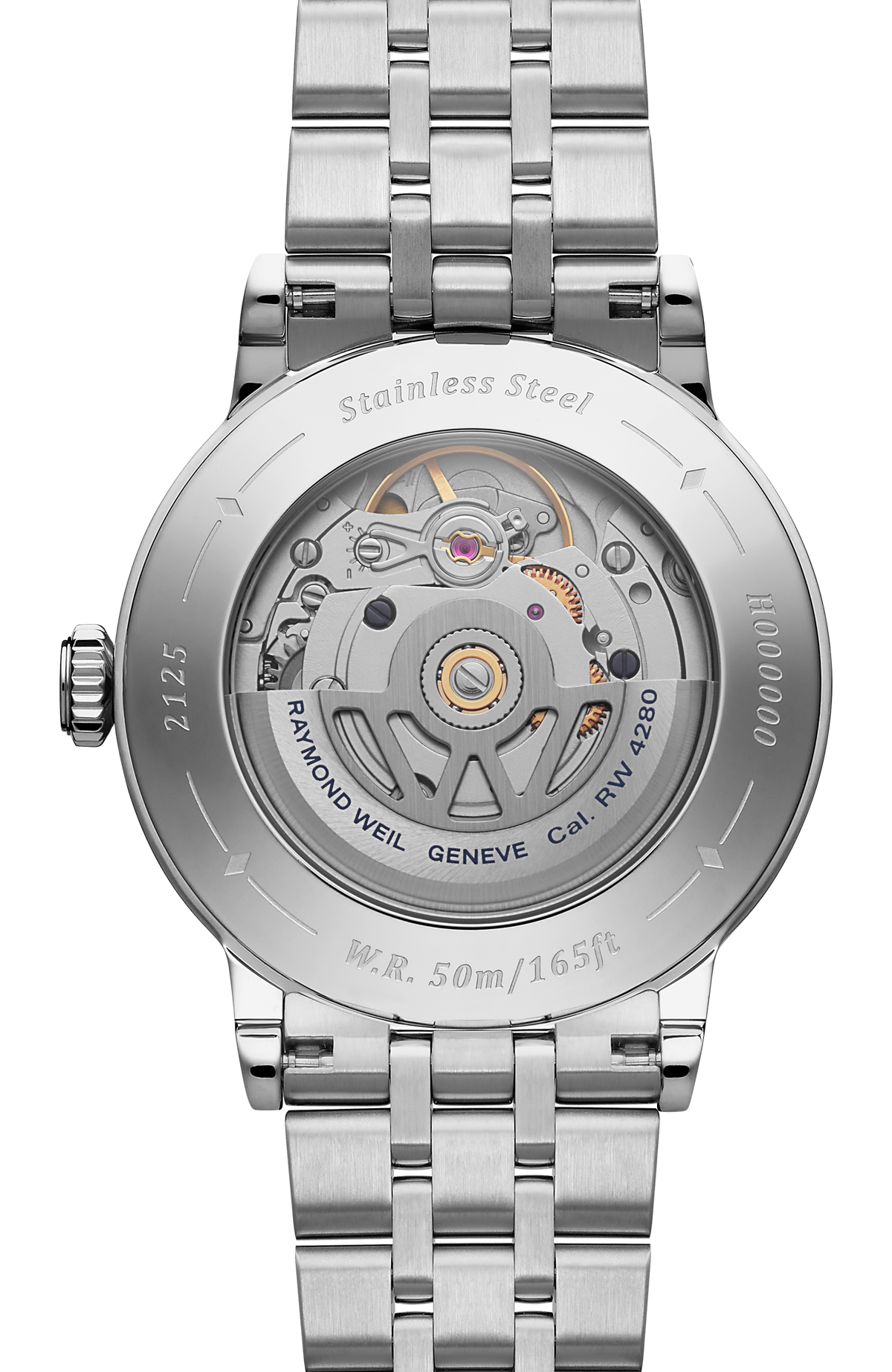 Raymond Weil simple Millesime Automatic Central Seconds Diamonds Watch, 35 mm 2125-STS-64001