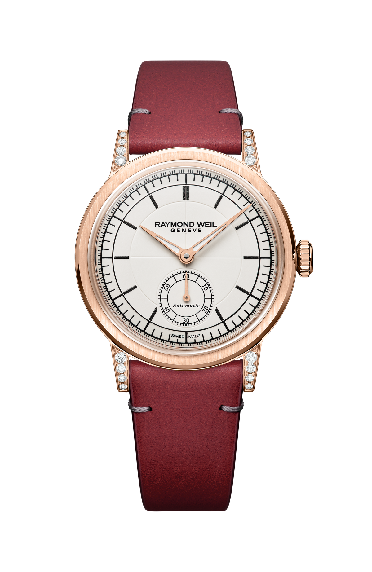 Raymond Weil simple Millesime Automatic Small Seconds Diamonds Watch, 35mm 2130-C5S-64001