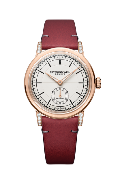 Raymond Weil simple Millesime Automatic Small Seconds Diamonds Watch, 35mm 2130-C5S-64001
