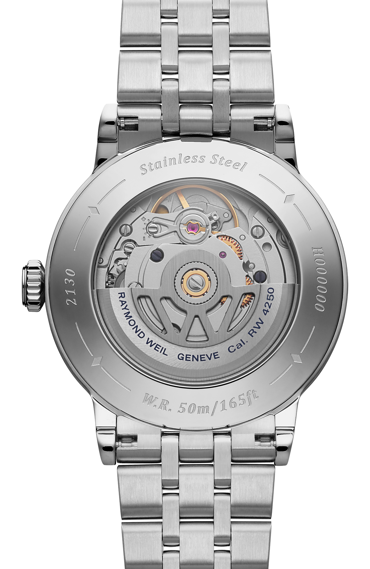 Raymond Weil simple Millesime Automatic Small Seconds Salmon Dial Bracelet Watch, 35mm 2130-ST-80001