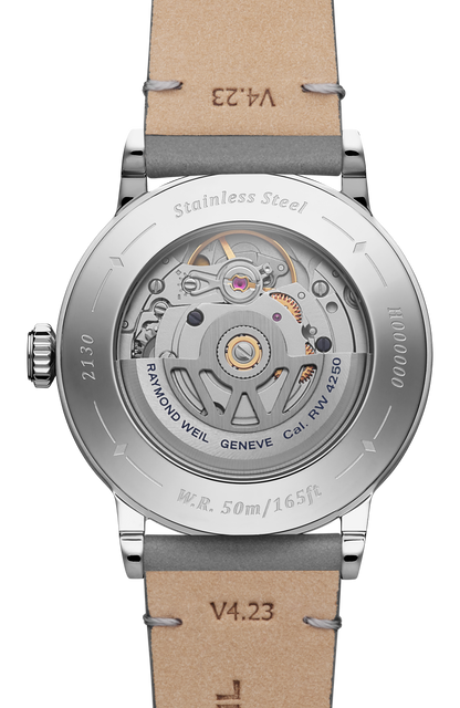 Raymond Weil simple Millesime Automatic Small Seconds Silver Dial Watch, 35mm 2130-STC-65001