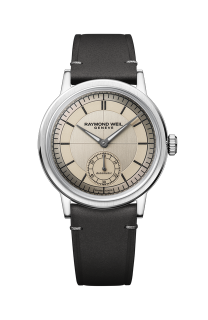 Raymond Weil simple Millesime Men's Automatic Small Seconds Champagne Dial Watch, 39 mm 2930-STC-11001