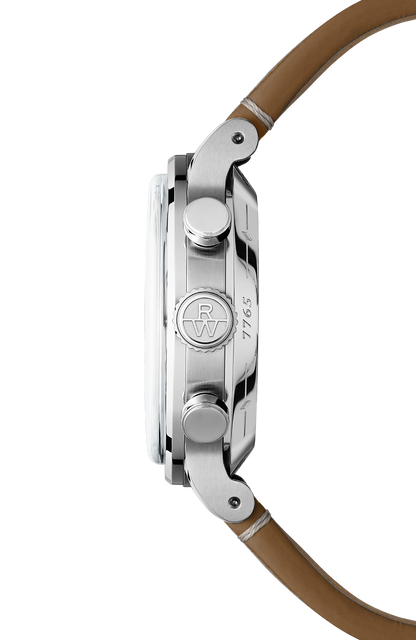 Raymond Weil simple Millesime Automatic Tri-Compax Chronograph Leather Strap Watch, 39 mm 7765-STC-60651