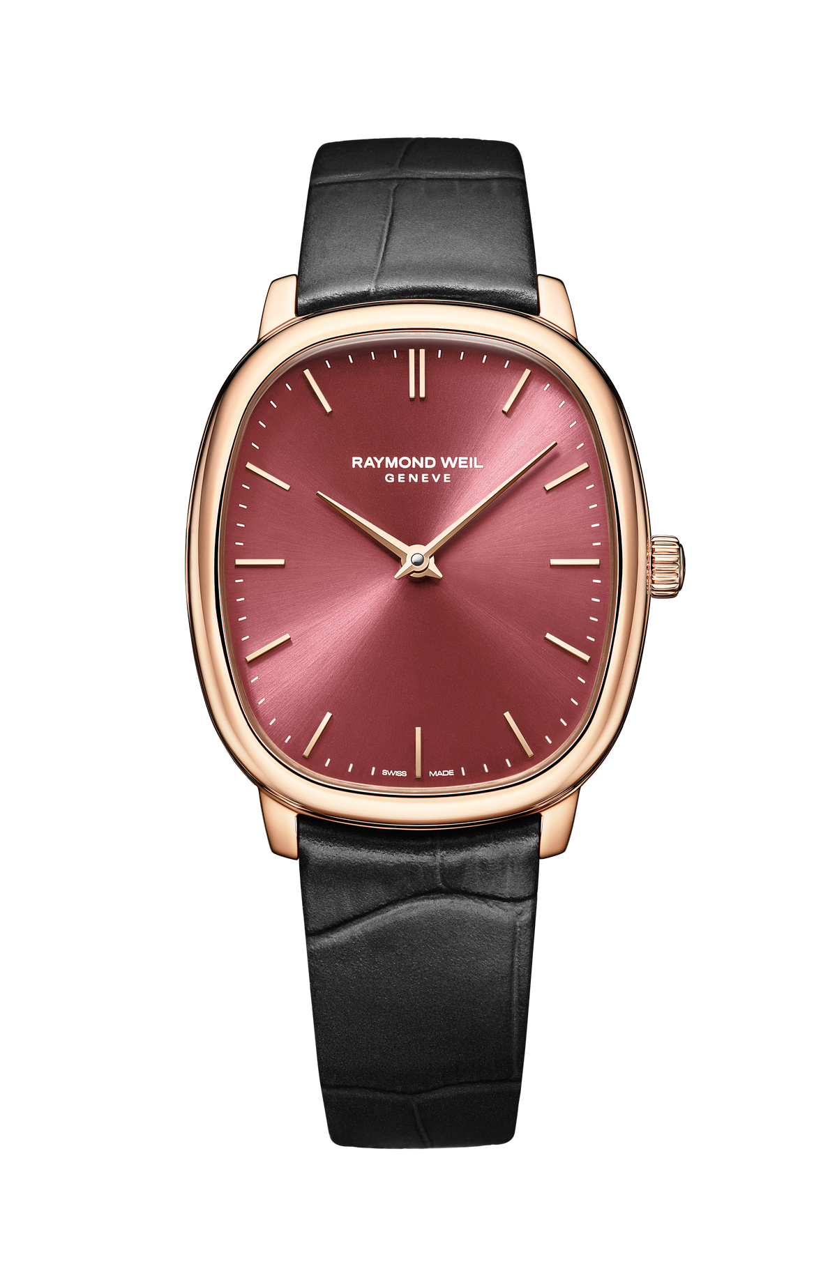 Raymond Weil simple Toccata Heritage Red Grape Dial Mechanical Watch, 33 x 38 mm 2280-PC5-45001