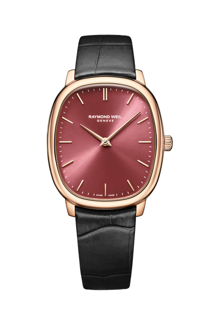 Raymond Weil simple Toccata Heritage Red Grape Dial Mechanical Watch, 33 x 38 mm 2280-PC5-45001