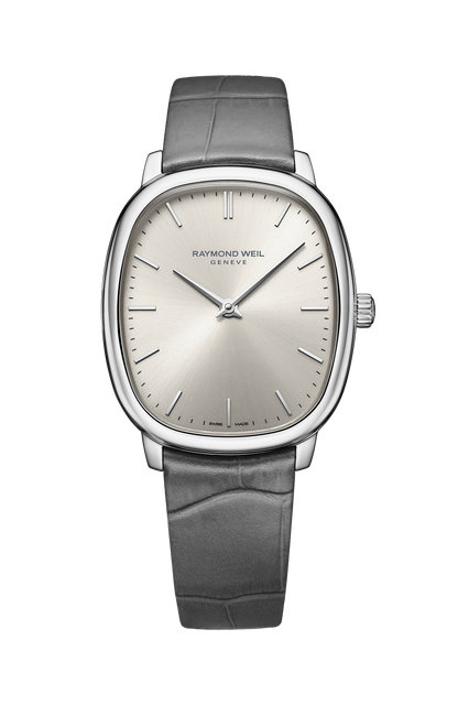 Raymond Weil simple Toccata Heritage Old Silver dial Mechanical Watch, 33 x 38 mm 2280-STC-64001