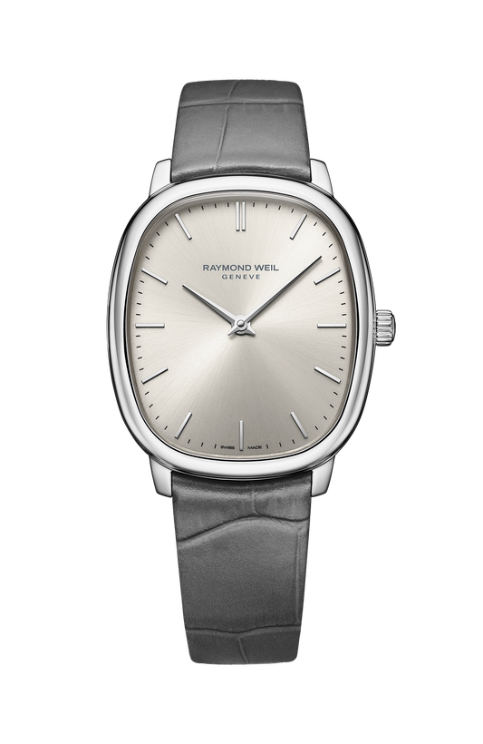 Raymond Weil simple Toccata Heritage Old Silver dial Mechanical Watch, 33 x 38 mm 2280-STC-64001