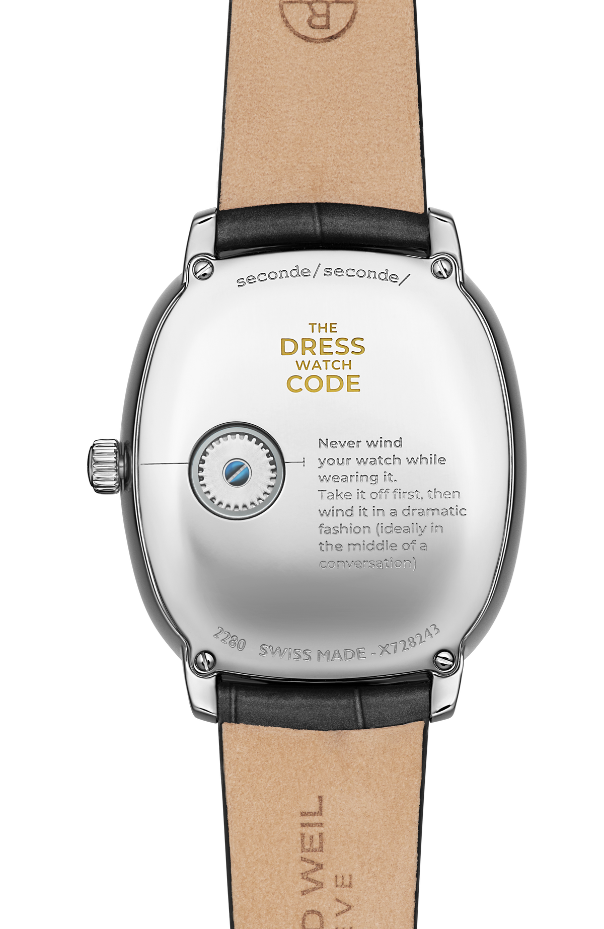 Raymond Weil simple Toccata Heritage x seconde/seconde/ Mechanical Watch, 33 x 38 mm 2280-STC-SEC01