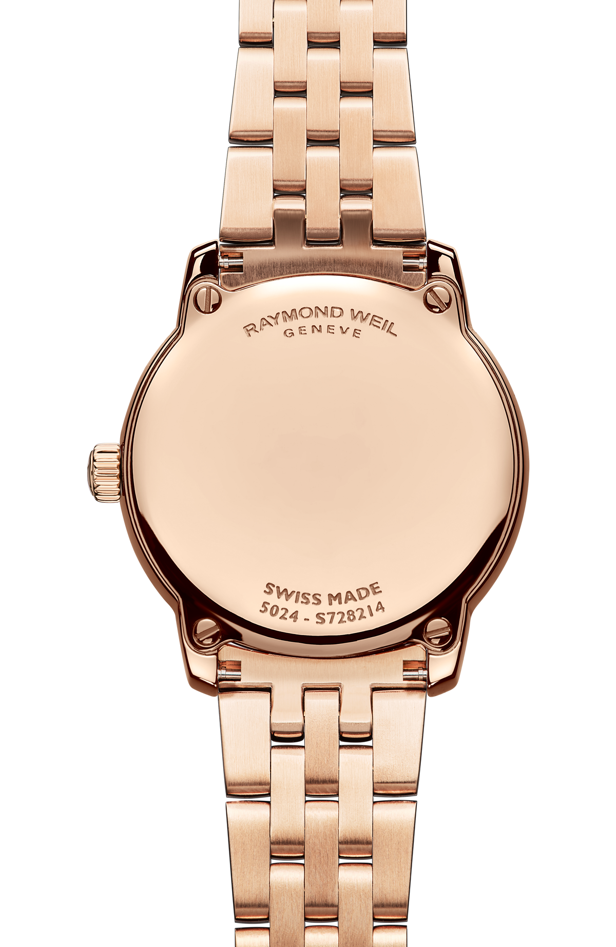 Raymond Weil simple Toccata Ladies Classic Stainless Steel Rose Gold Dial Quartz Watch, 24 mm 5024-P5-80001