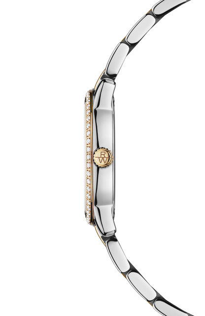 Raymond Weil simple Toccata Ladies Classic Two-tone Gold 60 Diamond Steel Quartz Watch, 24 mm 5024-SPS-97081