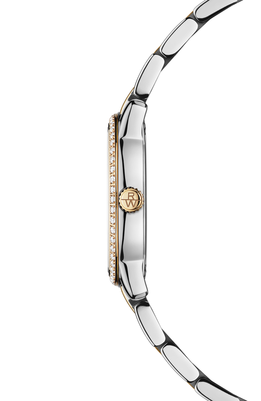 Raymond Weil simple Toccata Ladies Classic Two-tone Gold 60 Diamond Steel Quartz Watch, 24 mm 5024-SPS-97081