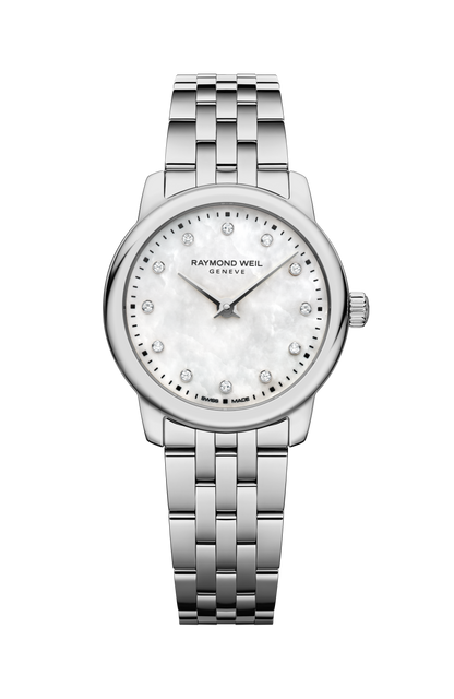 Raymond Weil simple Toccata Ladies Classic Stainless Steel Diamond Quartz Watch, 24 mm 5024-ST-97081