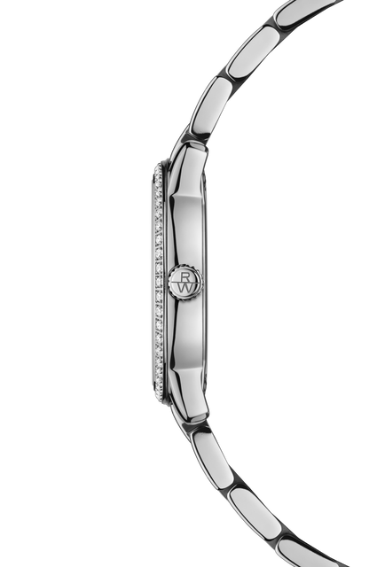 Raymond Weil simple Toccata Ladies Classic Diamond Stainless Steel Old Silver Dial Quartz Watch, 24 mm 5024-STS-64001