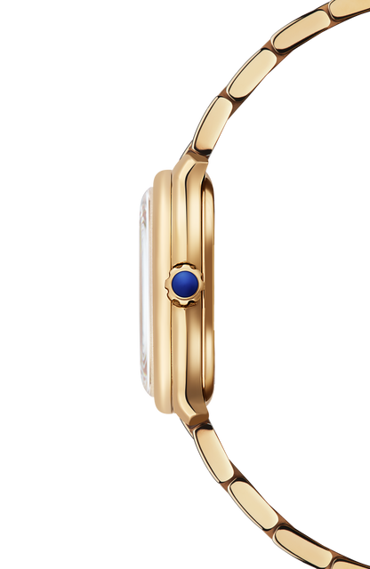 Raymond Weil simple Toccata Ladies Heritage Yellow Gold PVD White Mother-of-Pearl Quartz Watch, 28 mm 5250-P-97001