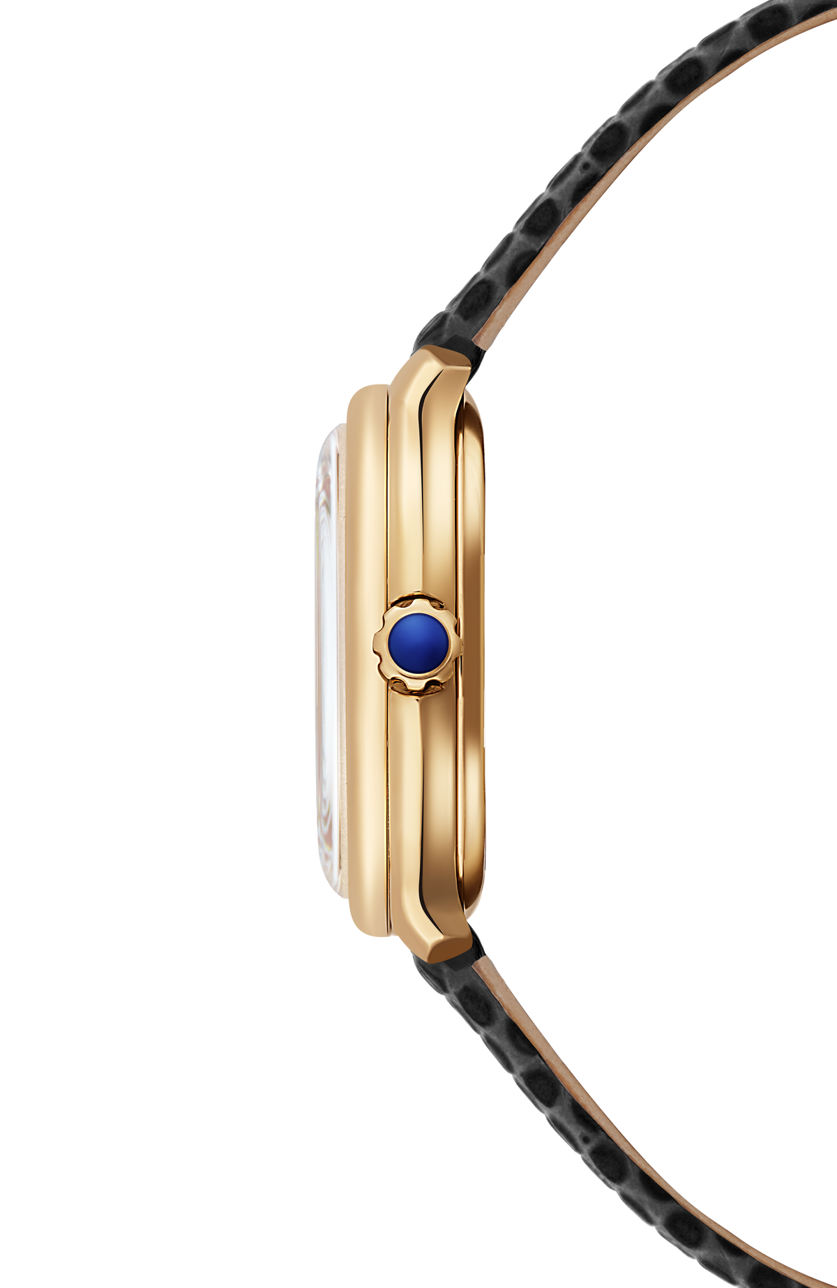 Raymond Weil simple Toccata Ladies Heritage Yellow Gold PVD White Mother-of-Pearl Leather Quartz Watch, 28 mm 5250-PC-97001