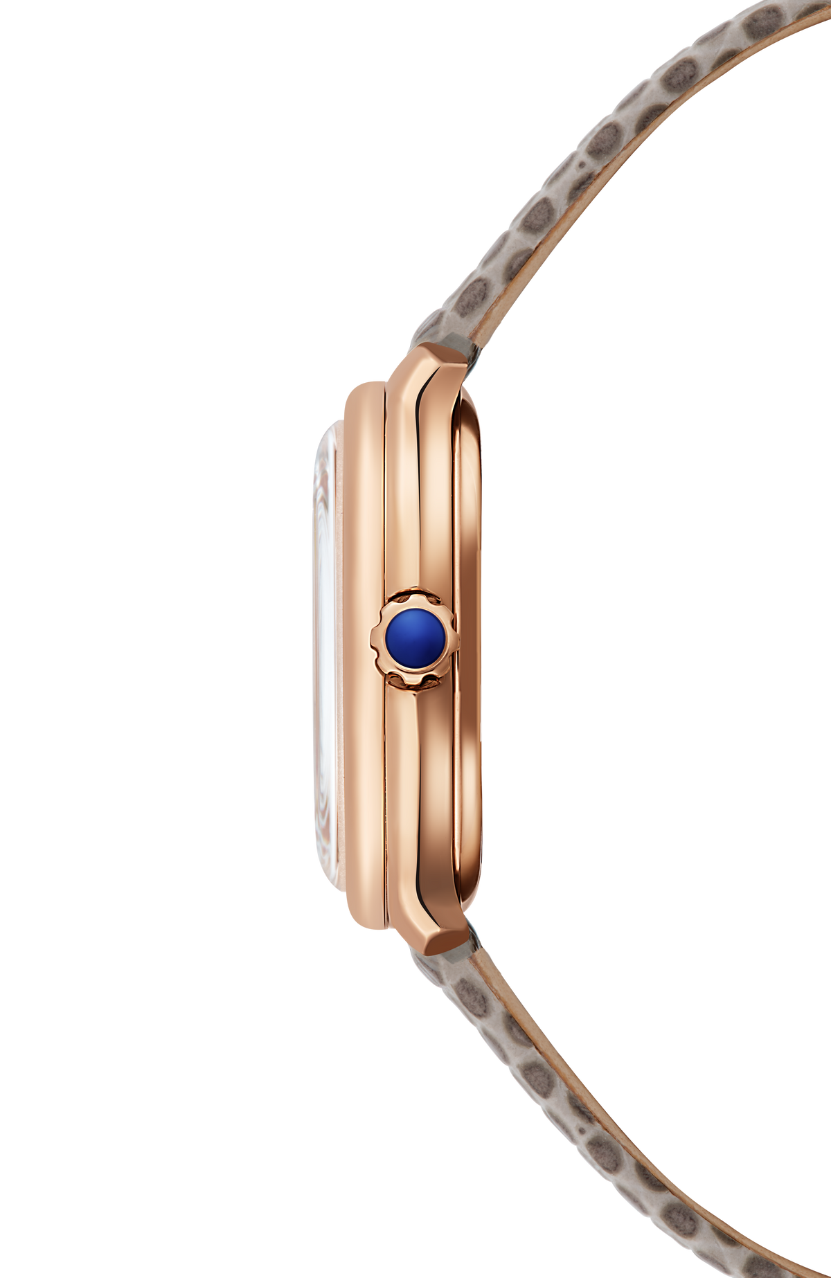 Raymond Weil simple Toccata Ladies Heritage Rose Gold PVD Silver Dial Leather Quartz Watch, 28 mm 5250-PC5-64001