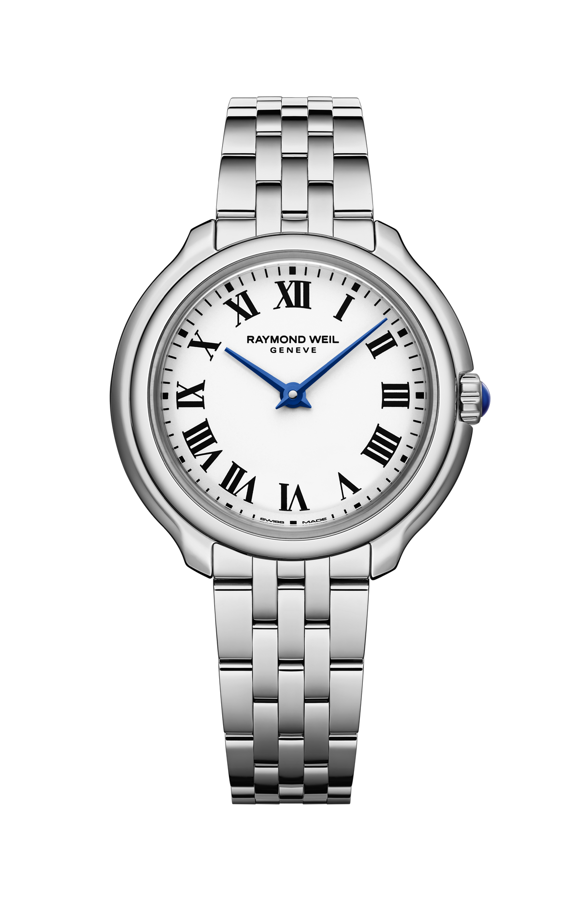 Raymond Weil simple Toccata Ladies Heritage Stainless Steel White Dial Quartz Watch, 28 mm 5250-ST-00650