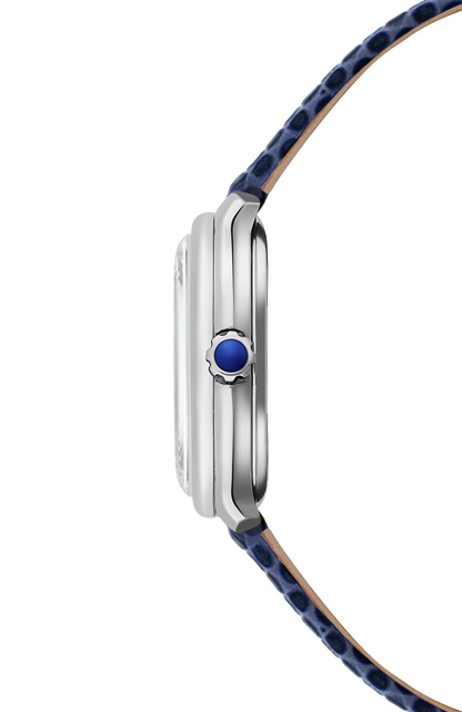 Raymond Weil simple Toccata Ladies Heritage Stainless Steel White Dial Leather Quartz Watch, 28 mm 5250-STC-00650