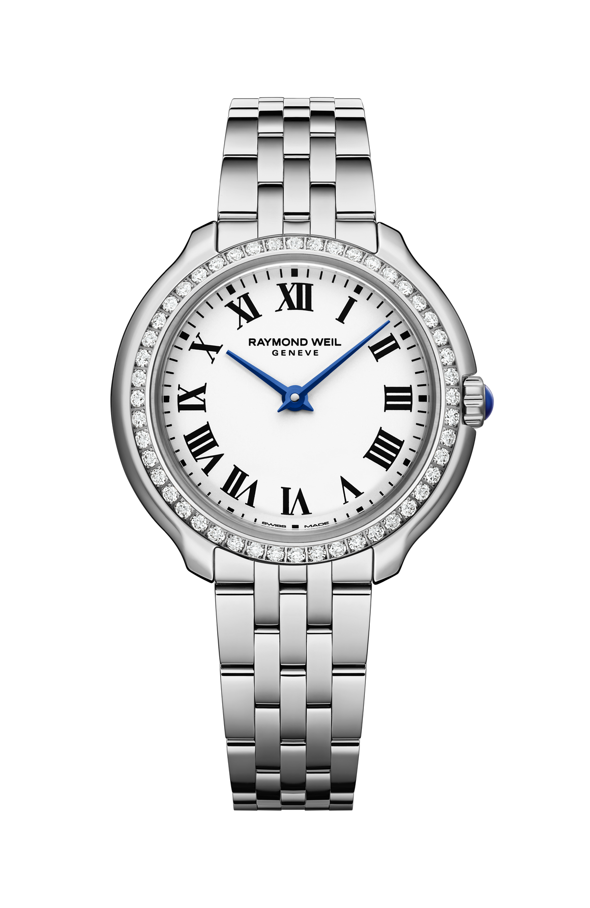Raymond Weil simple Toccata Ladies Heritage Diamond Stainless Steel White Dial Quartz Watch, 28 mm 5250-STS-00650
