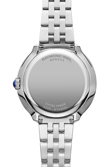 Raymond Weil simple Toccata Ladies Heritage Diamond Stainless Steel Black Dial Quartz Watch, 28 mm 5250-STS-20001