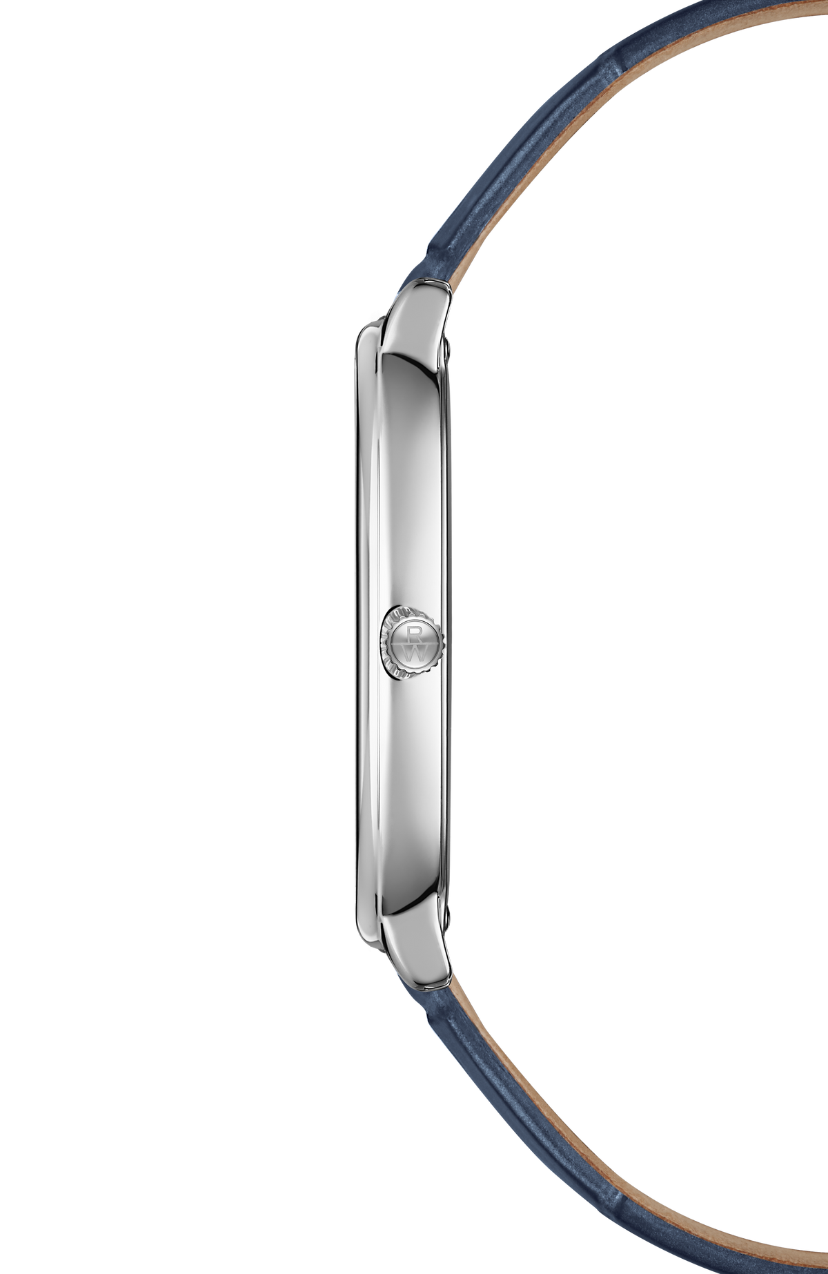 Raymond Weil simple Toccata Heritage Blue Dial Blue Leather Strap Quartz Watch, 31 x 36 mm 5280-STC-50001