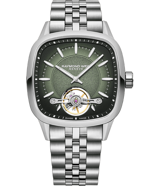 Freelancer Men's Calibre RW1212 Automatic Green Dial Bracelet Watch, 40 x 40mm