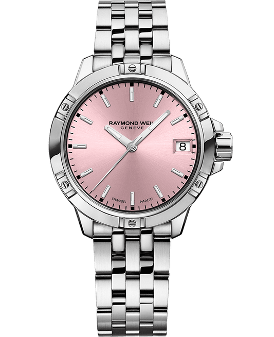 Tango Ladies Quartz Pink Dial Bracelet Watch, 30mm