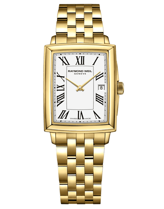 Toccata Ladies Quartz White Dial Gold PVD Bracelet Watch, 22.6 x 28.1mm